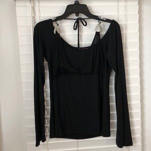 Marisa K Fancy Top with Rhinestone Straps